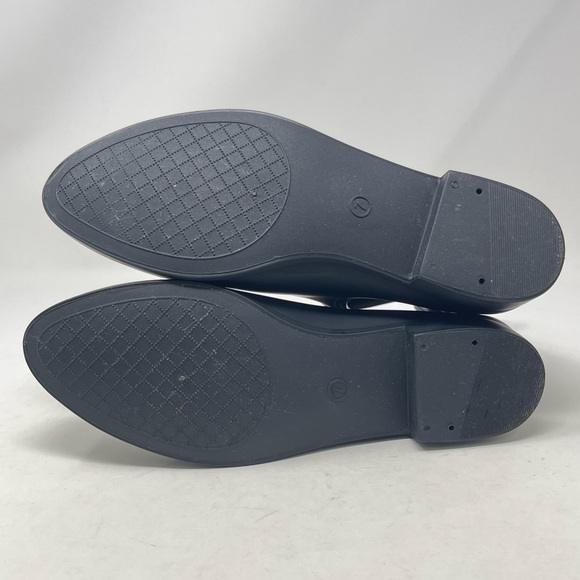 Jeffrey Campbell Shoes Womens 7 Havana Last Black Rain Boots Rubber Elastic Side - Picture 8 of 8